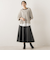 メッシュ柄レイヤードニット≪手洗い可能≫