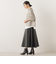 メッシュ柄レイヤードニット≪手洗い可能≫