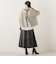 メッシュ柄レイヤードニット≪手洗い可能≫
