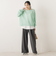 メッシュ柄レイヤードニット≪手洗い可能≫