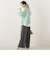 メッシュ柄レイヤードニット≪手洗い可能≫