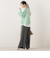 メッシュ柄レイヤードニット≪手洗い可能≫