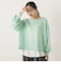 メッシュ柄レイヤードニット≪手洗い可能≫