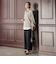 【WEB限定】カットジョーゼット裏起毛パンツ≪手洗い可能≫