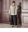 【WEB限定】カットジョーゼット裏起毛パンツ≪手洗い可能≫