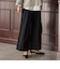 【WEB限定】カットジョーゼット裏起毛パンツ≪手洗い可能≫