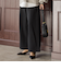 【WEB限定】カットジョーゼット裏起毛パンツ≪手洗い可能≫