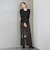 【WEB限定】カットジョーゼット裏起毛パンツ≪手洗い可能≫