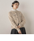 ビジュー刺繍カーディガン≪手洗い可能≫