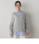 【WEB限定】モヘヤラメVネックショートプルオーバー≪手洗い可能≫