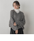 【WEB限定】モヘヤラメVネックショートプルオーバー≪手洗い可能≫