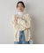 フクレジャガードニットカーディガン≪手洗い可能≫