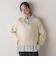 【WEB限定】Vネックブラウス切替えプルオーバー≪手洗い可能≫