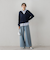 【WEB限定】Vネックブラウス切替えプルオーバー≪手洗い可能≫