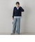 【WEB限定】Vネックブラウス切替えプルオーバー≪手洗い可能≫