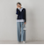 【WEB限定】Vネックブラウス切替えプルオーバー≪手洗い可能≫