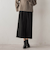スエードフロント切替えナロースカート≪手洗い可能≫