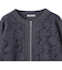 オーガンジー刺繍ミラノリブブルゾン≪手洗い可能≫