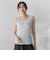 リブスクエアタンクトップ