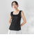 リブスクエアタンクトップ