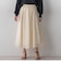 【WEB限定】麻調シアーフロッキードットスカート