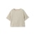 Recycle Slub BluseクロップドTシャツ