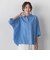 【WEB限定】T/Cストライプブラウス