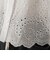 カットワーク刺繍バンドカラーブラウス