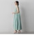 MULTI COTTONストライプワンピース