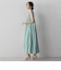 MULTI COTTONストライプワンピース