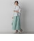 MULTI COTTONストライプワンピース