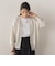 【WEB限定】ひんやりUV Vネックビジュカーデ