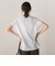 レースたたき付けプリントTシャツ