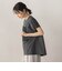 レースたたき付けプリントTシャツ