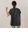 レースたたき付けプリントTシャツ