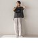 レースたたき付けプリントTシャツ