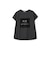 レースたたき付けプリントTシャツ