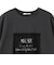 レースたたき付けプリントTシャツ