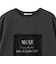 レースたたき付けプリントTシャツ