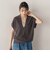 強撚鹿の子ポロドッキングニット