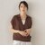 強撚鹿の子ポロドッキングニット
