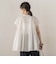 【WEB限定】キャンブリック立体刺繍ピンタックブラウス