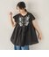 【WEB限定】キャンブリック立体刺繍ピンタックブラウス