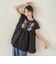 【WEB限定】キャンブリック立体刺繍ピンタックブラウス