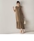 【WEB限定】レーヨンティアード配色ステッチワンピース