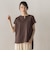 【WEB限定】異素材ドッキングブラウス