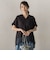 【WEB限定】キーネックレース切替ブラウス