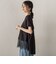 【WEB限定】キーネックレース切替ブラウス