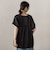 【WEB限定】キーネックレース切替ブラウス