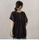【WEB限定】キーネックレース切替ブラウス
